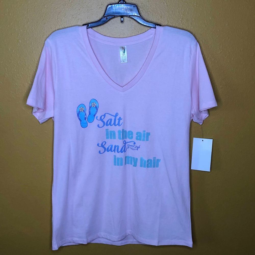 Good Life Beach Sand Pink Graphic Tshirt